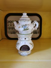 Tisanière Moustiers porcelaine peinte à la main