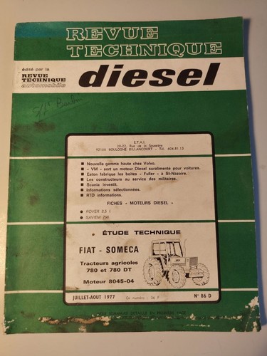 Revue technique fiat someca - revue,