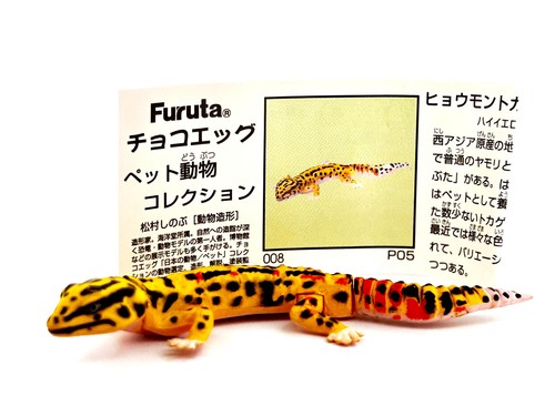 Mini figurine gecko léopard