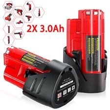 2 Pack 12V 3.0Ah for Milwaukee