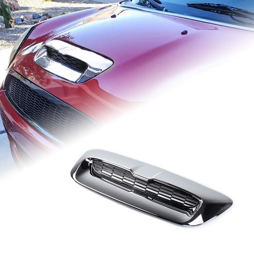 Chrome front hood - front,