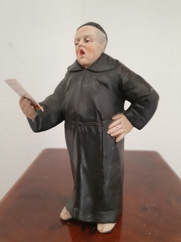 Original sculpture moine en - sculpture,