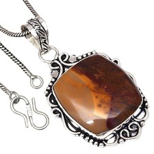 Collier cheval sauvage jaspe