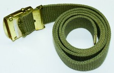 Vintage BSA web belt and brass