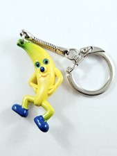 PORTE-CLES - CHIQUITA - BANANE Figurine Mignon 3D - Années 2000
