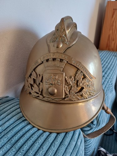 Casque pompier ancien - de,