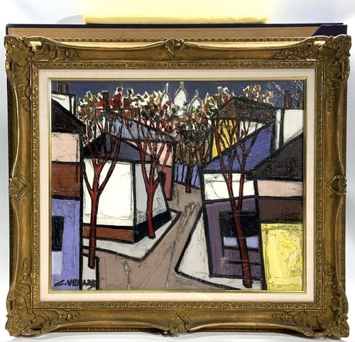 Tableau huile sur - , arbres