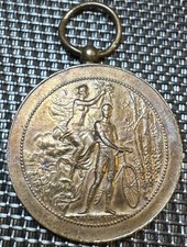 MÉDAILLE VÉLOCIPÈDE FIN 19