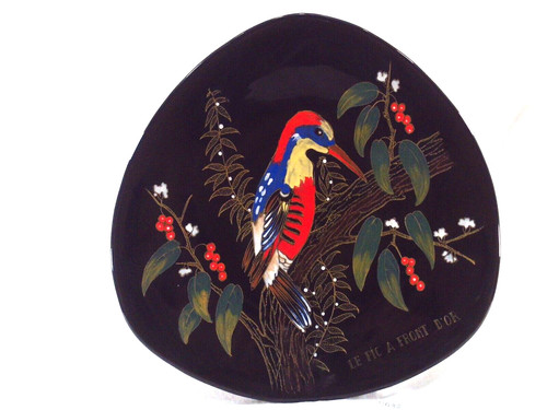 Assiette longwy émaux - assiette,