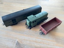 Jouef HO - Locomotive SNCF Y 51130 avec Wagon Tombereau et Wagon Technique