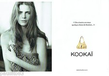 PUBLICITE ADVERTISING 026  2010  Kookai  collection sac  pret à porter (2p)
