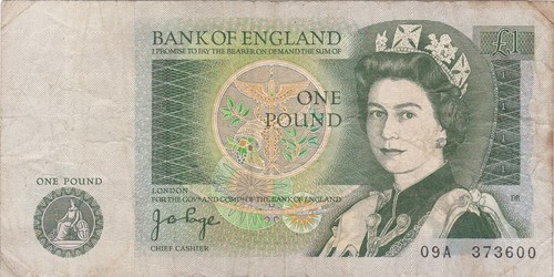 Billets pound bank of - *, *