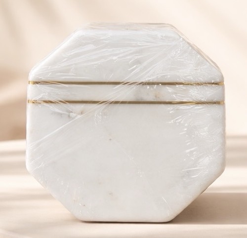 Modern white marble octagonal - modern,
