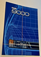 Brochure de Vente SAAB 9000 - Form und Funktion - 1986 - En Allemand.