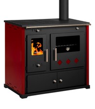 Cuisinière bois Practik Eco 9,5 kW | Four, fonte | EEK A+