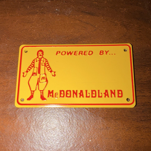 Mcdonald mcdonaldland metal - mcdonald's,