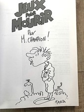 DEDICACE BD TARDI " JEUX POUR