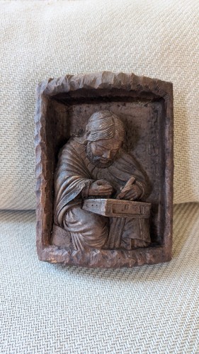 Bas relief ancien bois - bas-relief, –