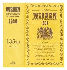 ENGEL, MATTHEW Wisden Cricketers' Almanach 1998 Couverture Rigide