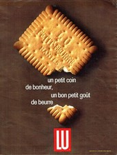 Publicité Advertising 1025 1965   Lu  petit beurre biscuit gout de beurre