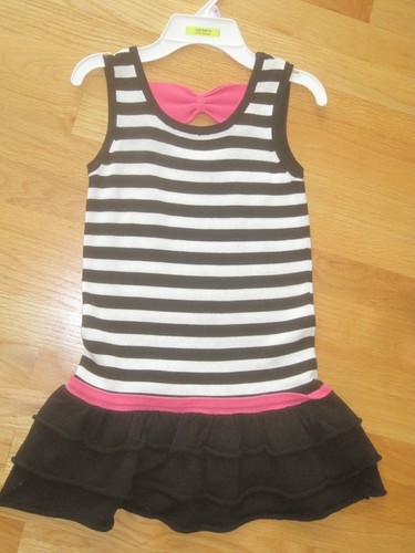 Girl black white stripes - black,