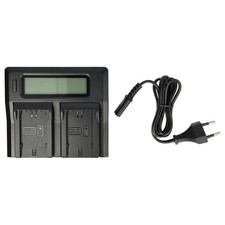 Chargeur double pour sony - chargeur,