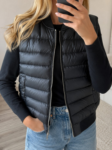 Ddp puffer vest mens - mens, black