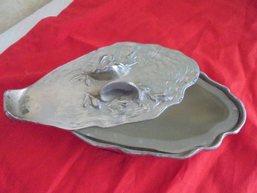 Saucière art nouveau huitre - art,