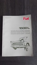 CATALOGUE DE PIECES DÉTACHEES FIAT 1500 L- 1965