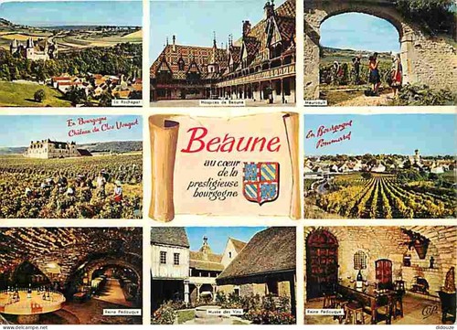 Carte postale cote d - -, d'or