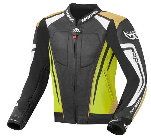 Veste cuir moto berik - cuir,