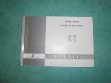 Catalogue pièces détachées Peugeot CT 1979