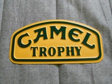genuine CAMEL TROPHY small roof plaque - green lettering - LAND ROVER