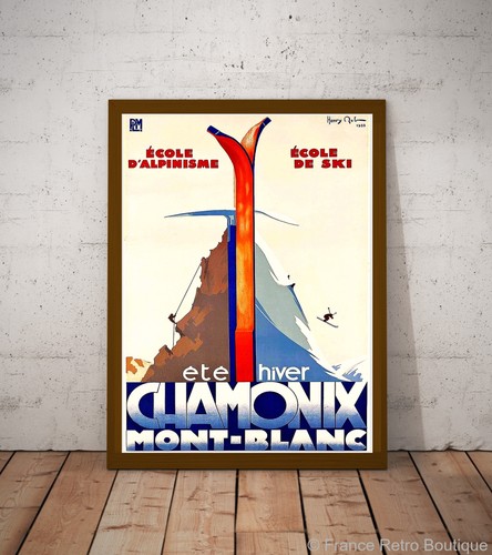 Chamonix mont blanc vintage - mont,