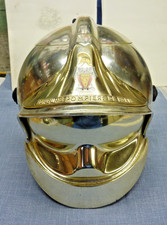 Seau à Glace Casque des Pompiers de Paris Argenté Or Gallet CGF France