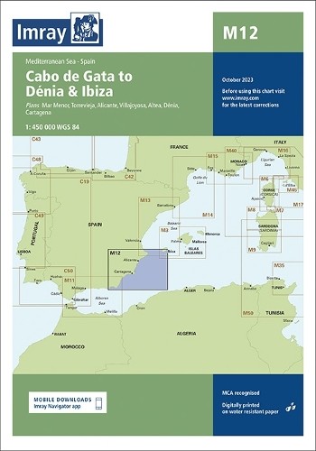 Imray series m12 cabo de - imray,