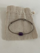 Bracelet Morganne Bello Friandise Coussin Améthyste Et Argent