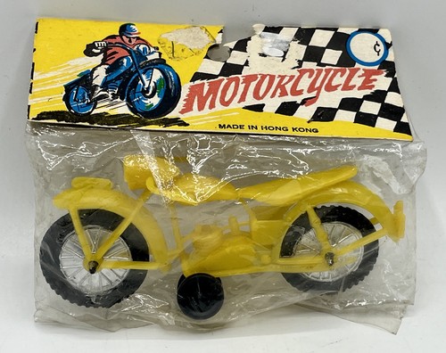 Moto jaune type années 1930 - ,