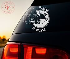 Sticker autocollant Bébé A Bord compatible pour BMW