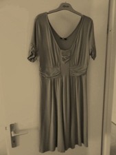 Robe femme habillée T 42 marron glacé " Tanaïs " ( ALLANDE )