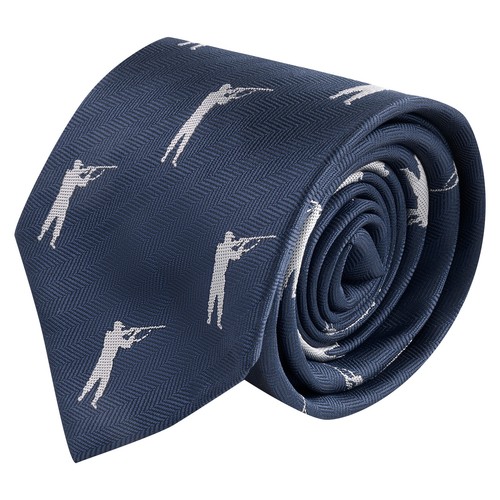 Cravate brodée herringbone - cravate,
