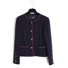 Chanel 1970s Veste Marine FR38