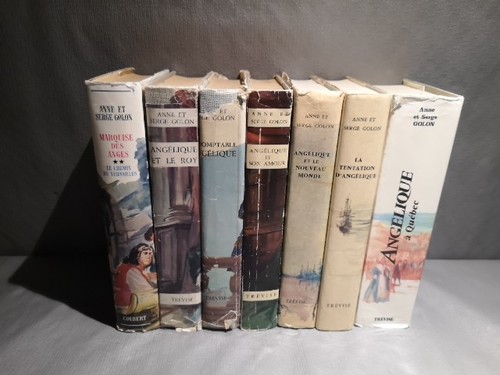 Lot livres angelique - de,
