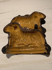 Ancien Moule Terre Cuite AGNEAU Pascal Alsace C.1920 Lammele Alsacien(2)