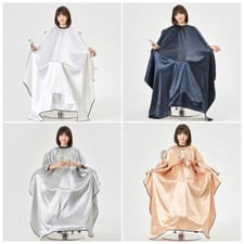 Adulte Salon Coiffure Tablier Imperméable Barbiers Coupe de Cheveux Blouse Cape