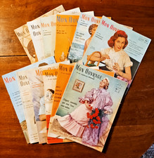 Lot de 12 n° de la revue Mon OUVRAGE - Année 1957