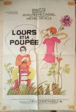 AFFICHE ORIGINALE L'OURS ET LA