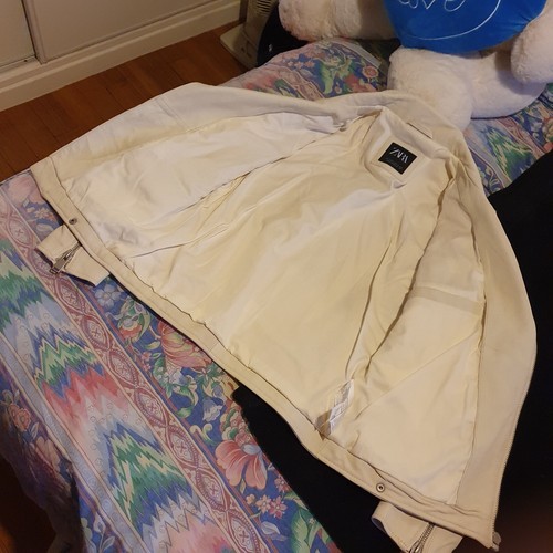 Blouson cuir zara neuf - cuir,