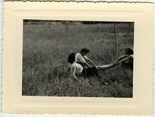 PHOTO ANCIENNE - FEMME SPORT