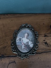 Ancien Cadran Métal Doré